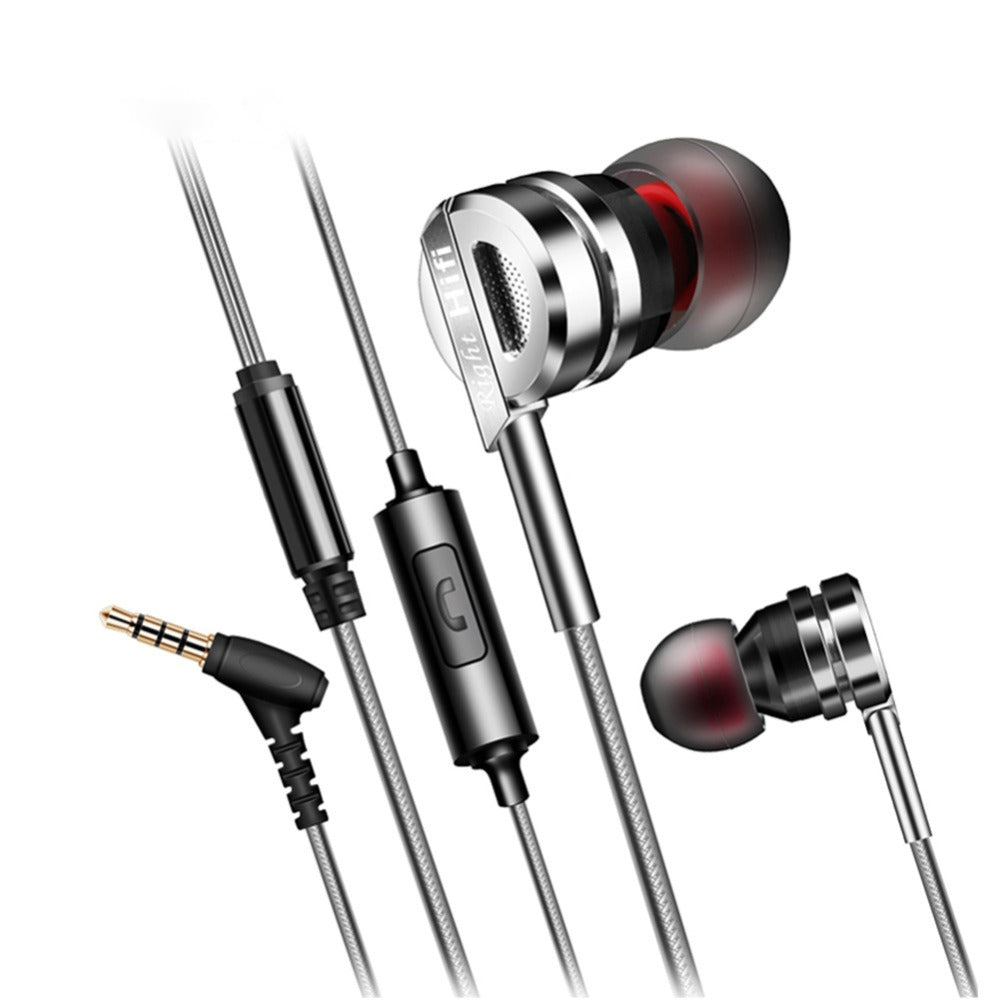 QKZ DM9 Zinc Alloy HiFi Stereo In-ear Headset 3.5mm Wired Heavy Bass Phone Earphone with Mic QKZ DM9 Zinc Alloy HiFi Stereo In-ear Headset 3.5mm Wired Heavy Bass Phone Earphone with Mic
